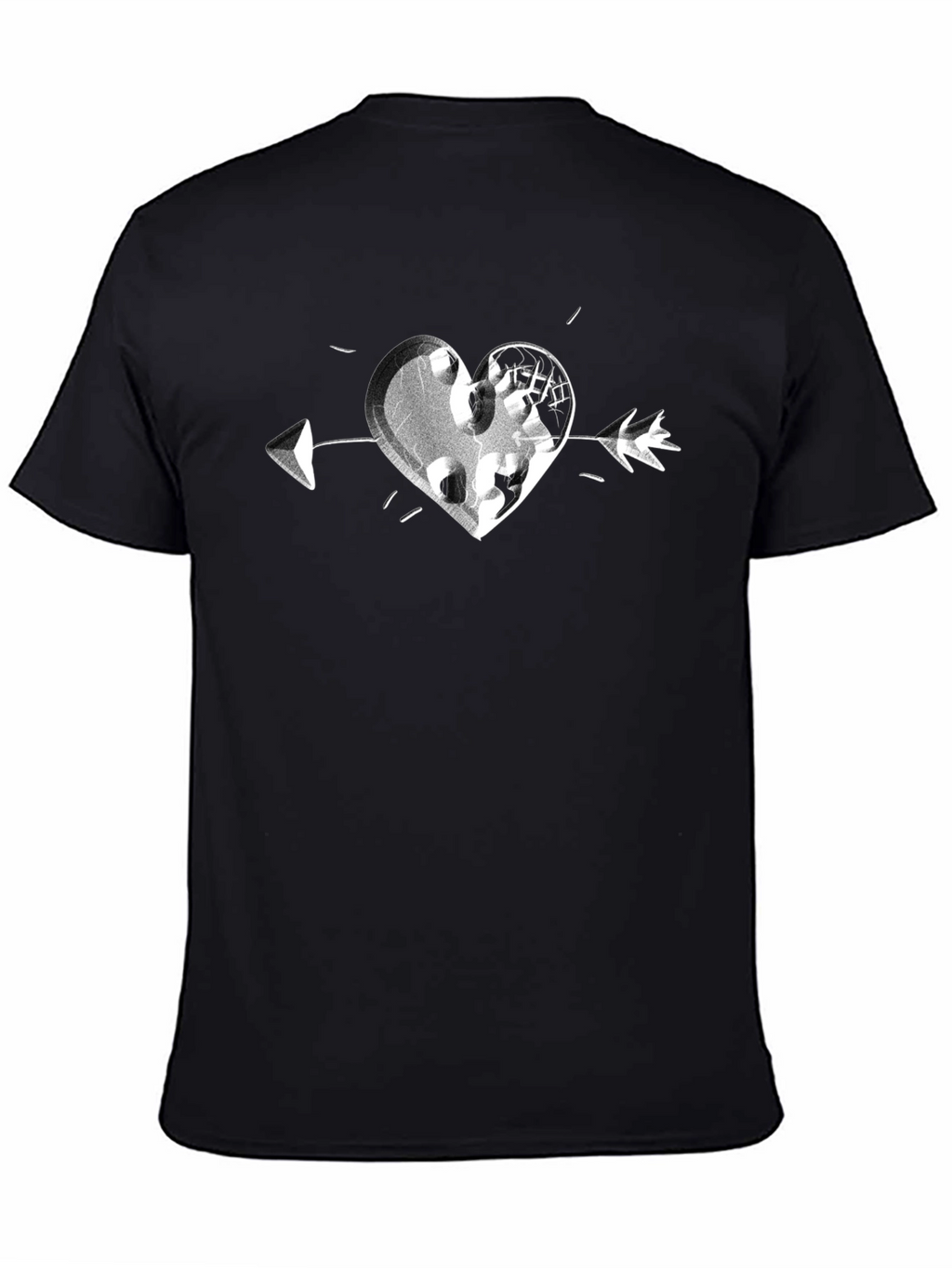 Heart Arrow Graphic Tee - Casual Comfort