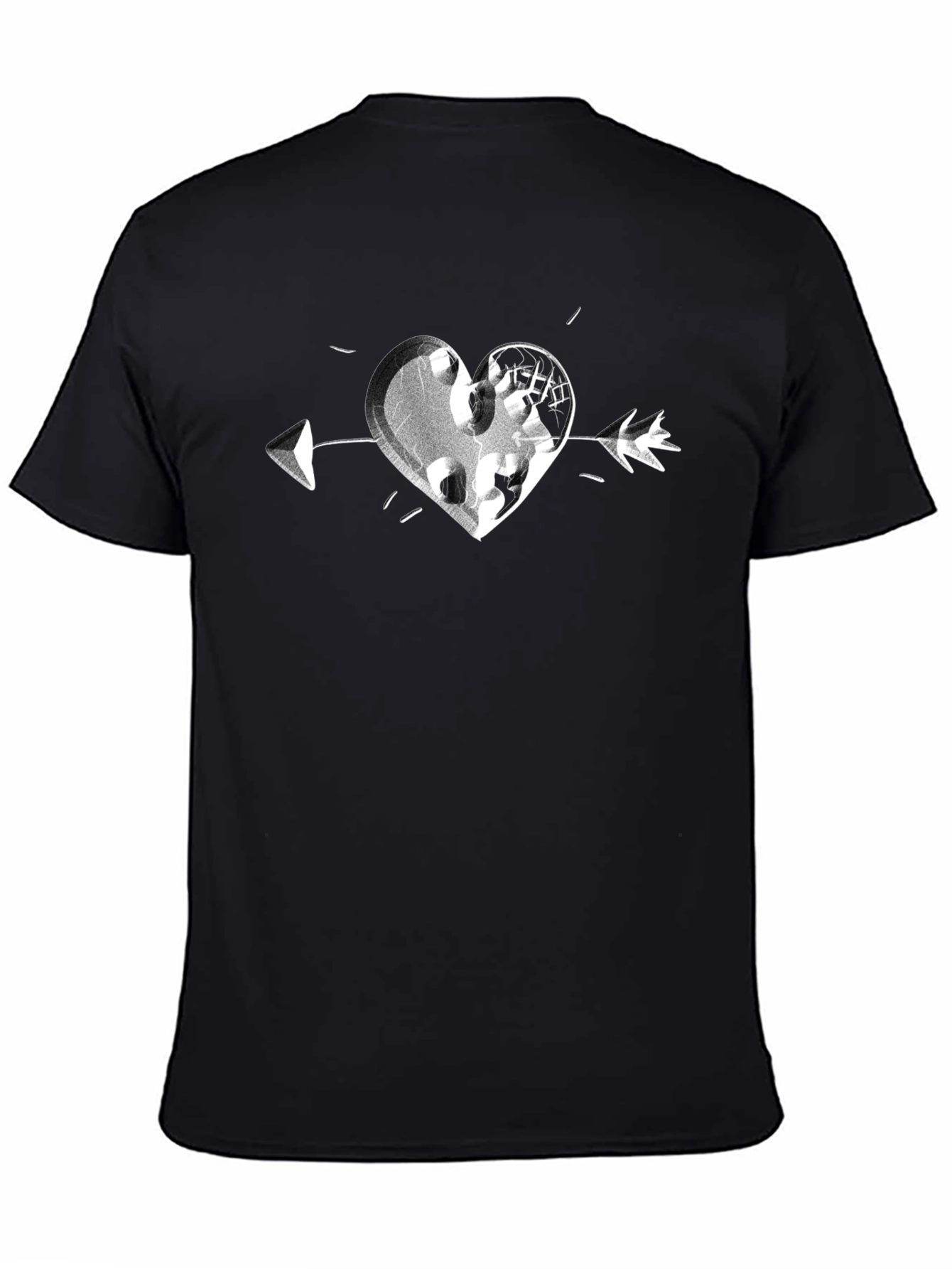 Heart Arrow Graphic Tee - Casual Comfort
