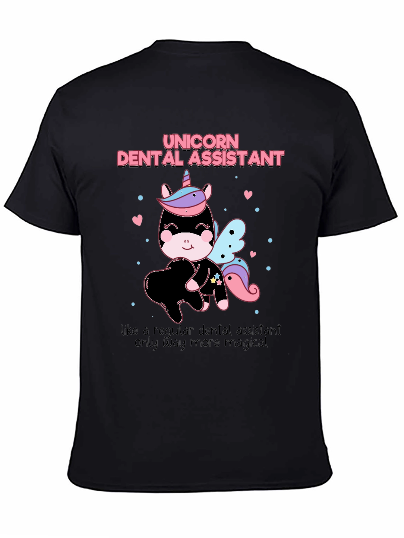 Unicorn Dental Assistant Graphic Tee - Magical and Fun!
