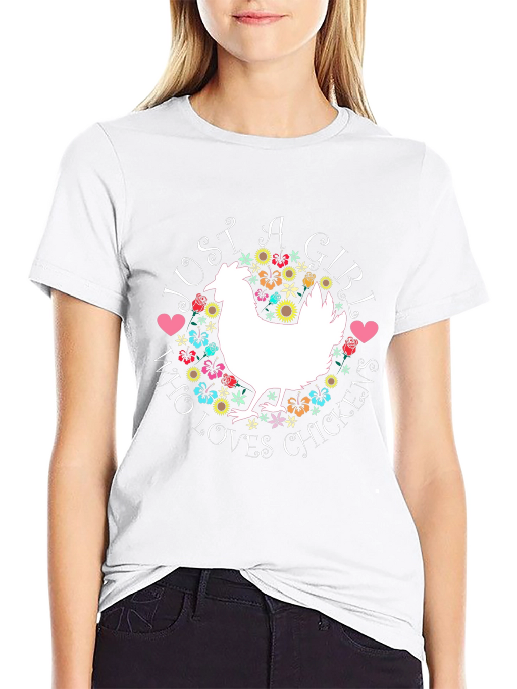Just A Girl Who Loves Chickens T-Shirt