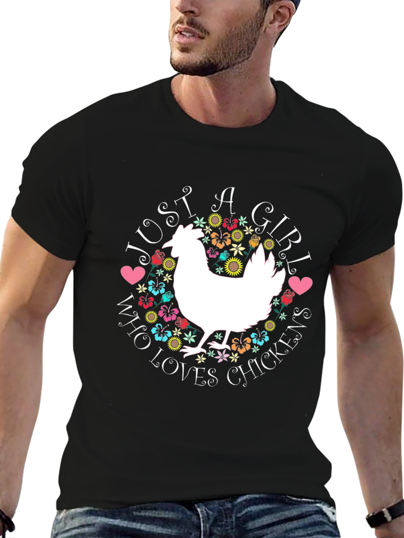 Just A Girl Who Loves Chickens T-Shirt