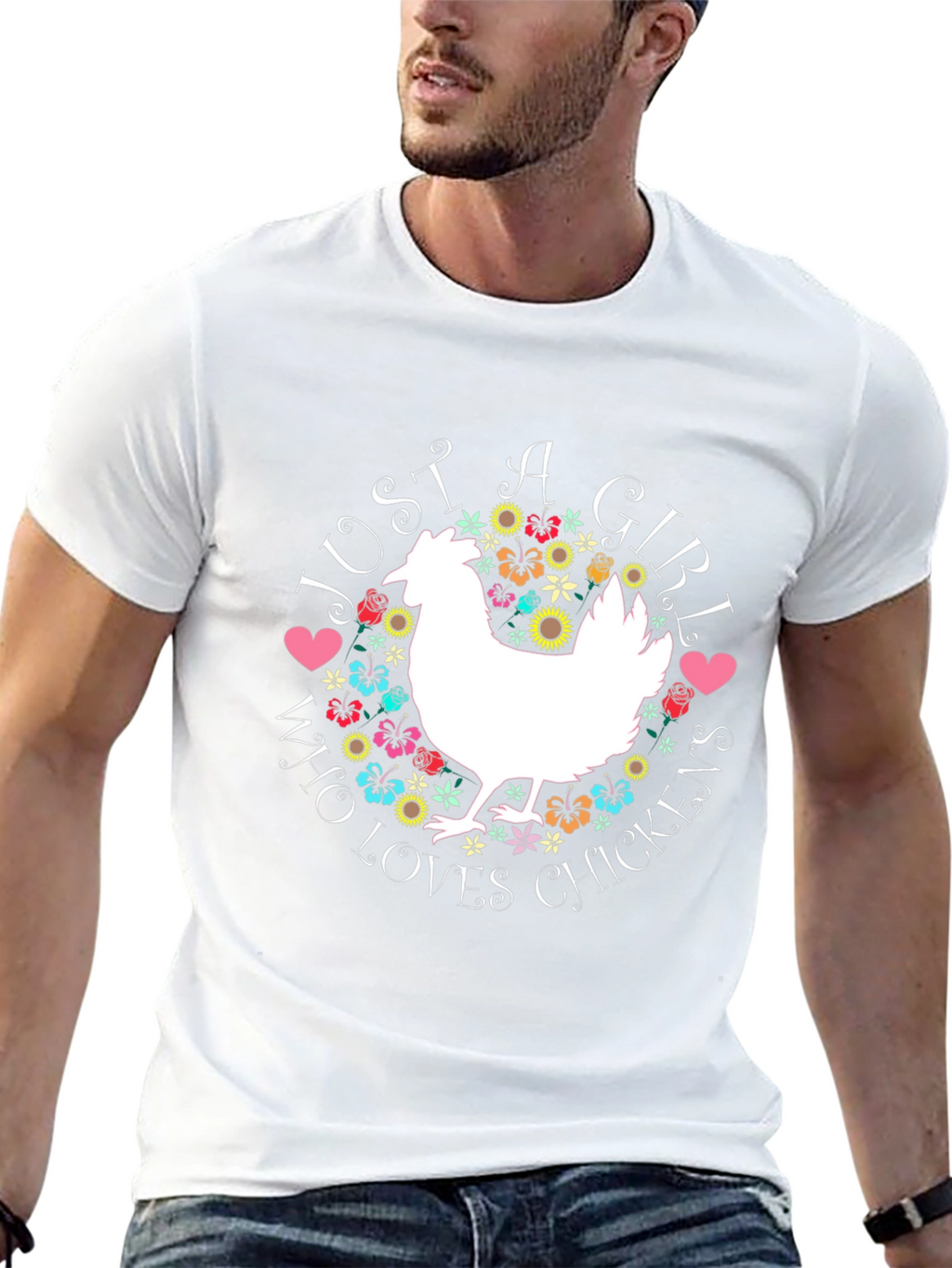 Just A Girl Who Loves Chickens T-Shirt