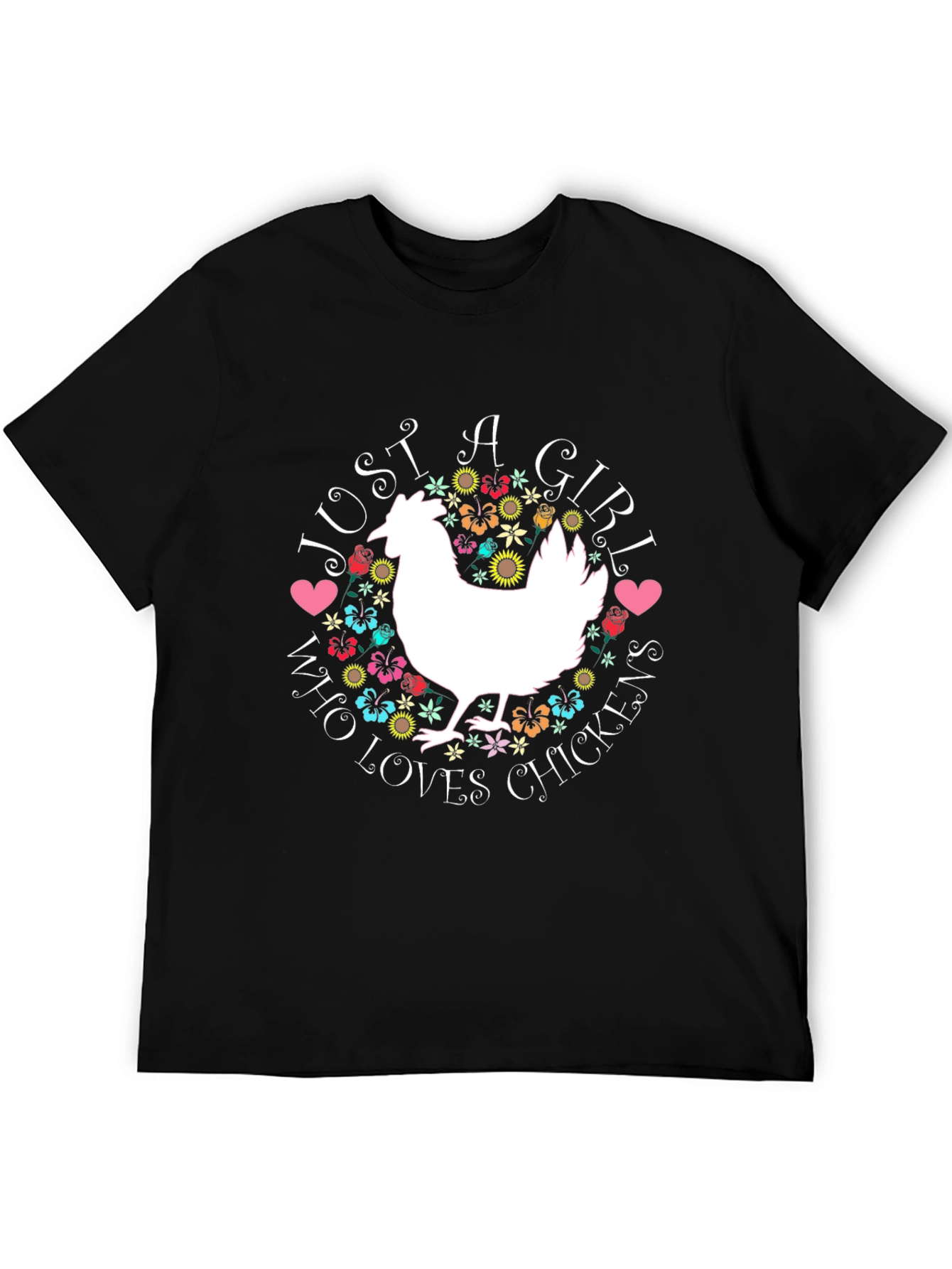 Just A Girl Who Loves Chickens T-Shirt