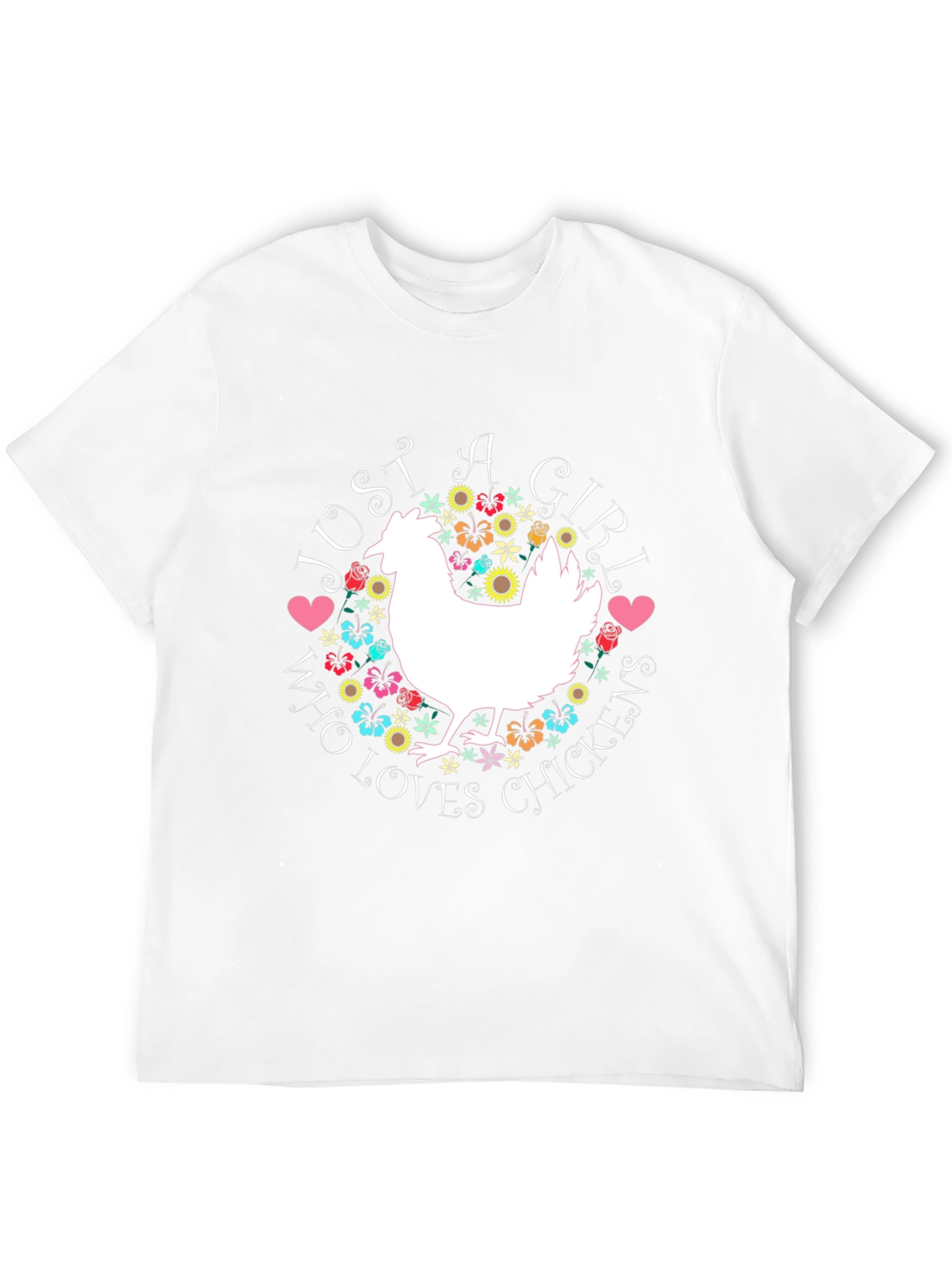 Just A Girl Who Loves Chickens T-Shirt