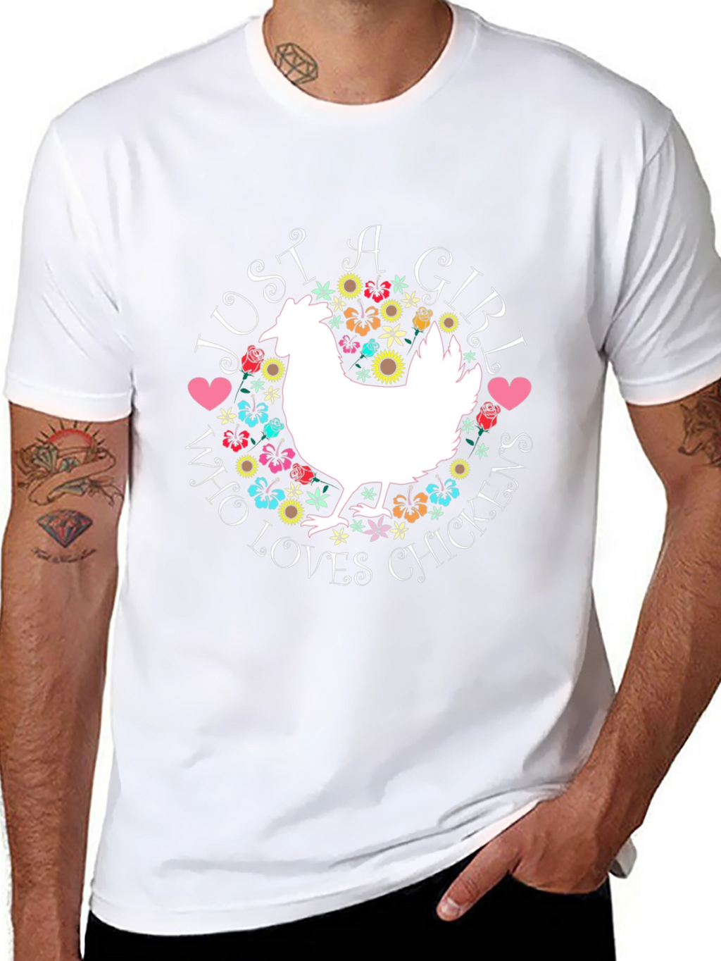 Just A Girl Who Loves Chickens T-Shirt
