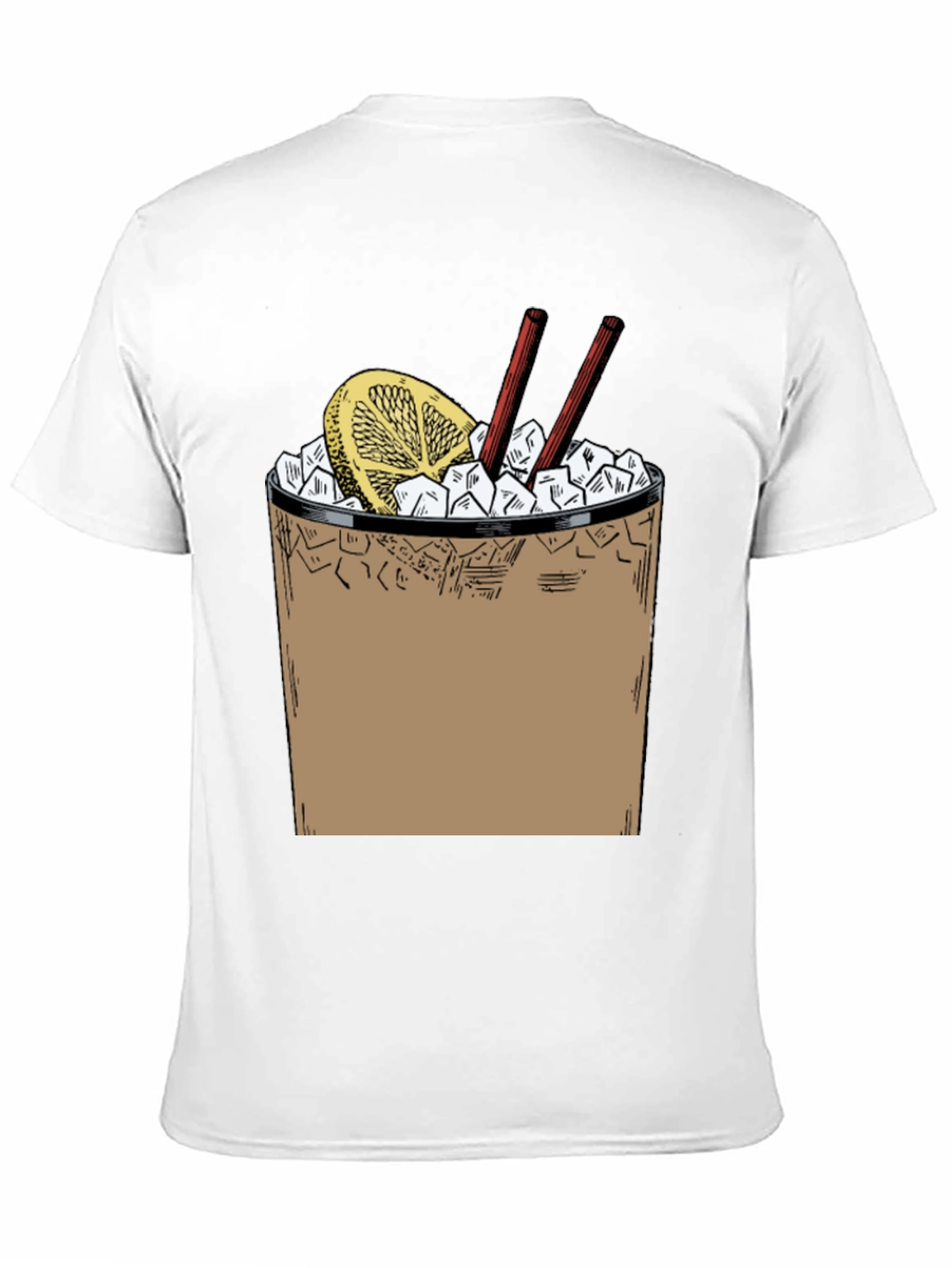 Cool Cocktail Graphic T-Shirt - Black