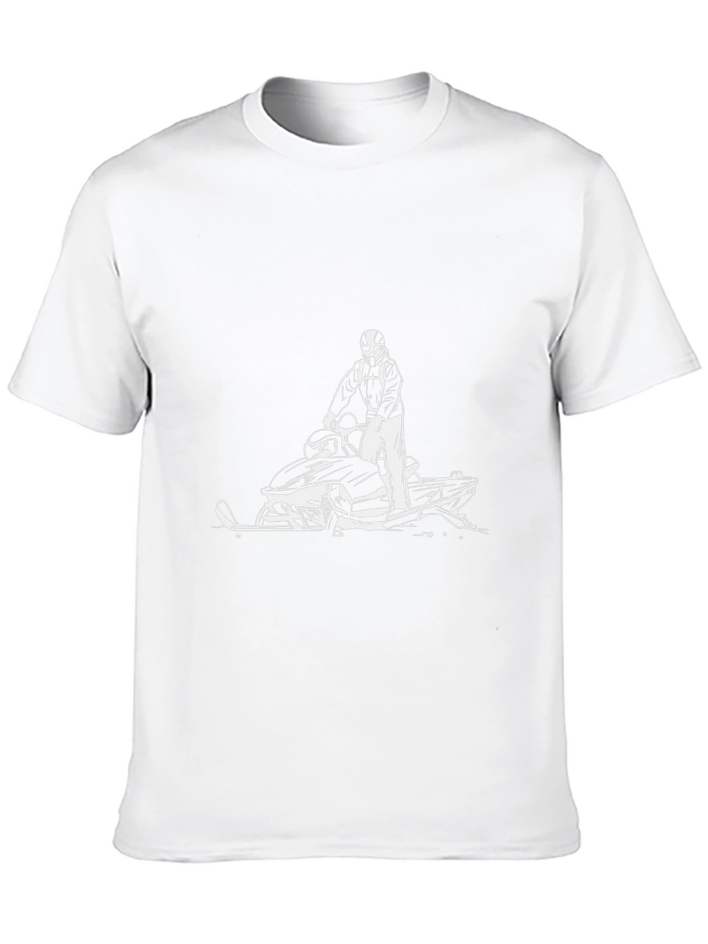 Black Snowmobile Graphic Tee