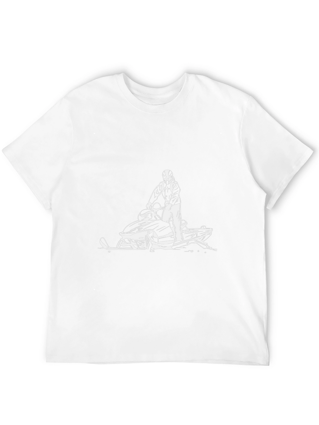 Black Snowmobile Graphic Tee