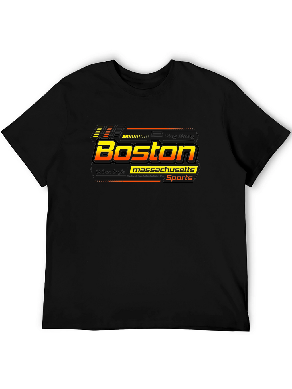 Boston Massachusetts Sports Graphic T-Shirt