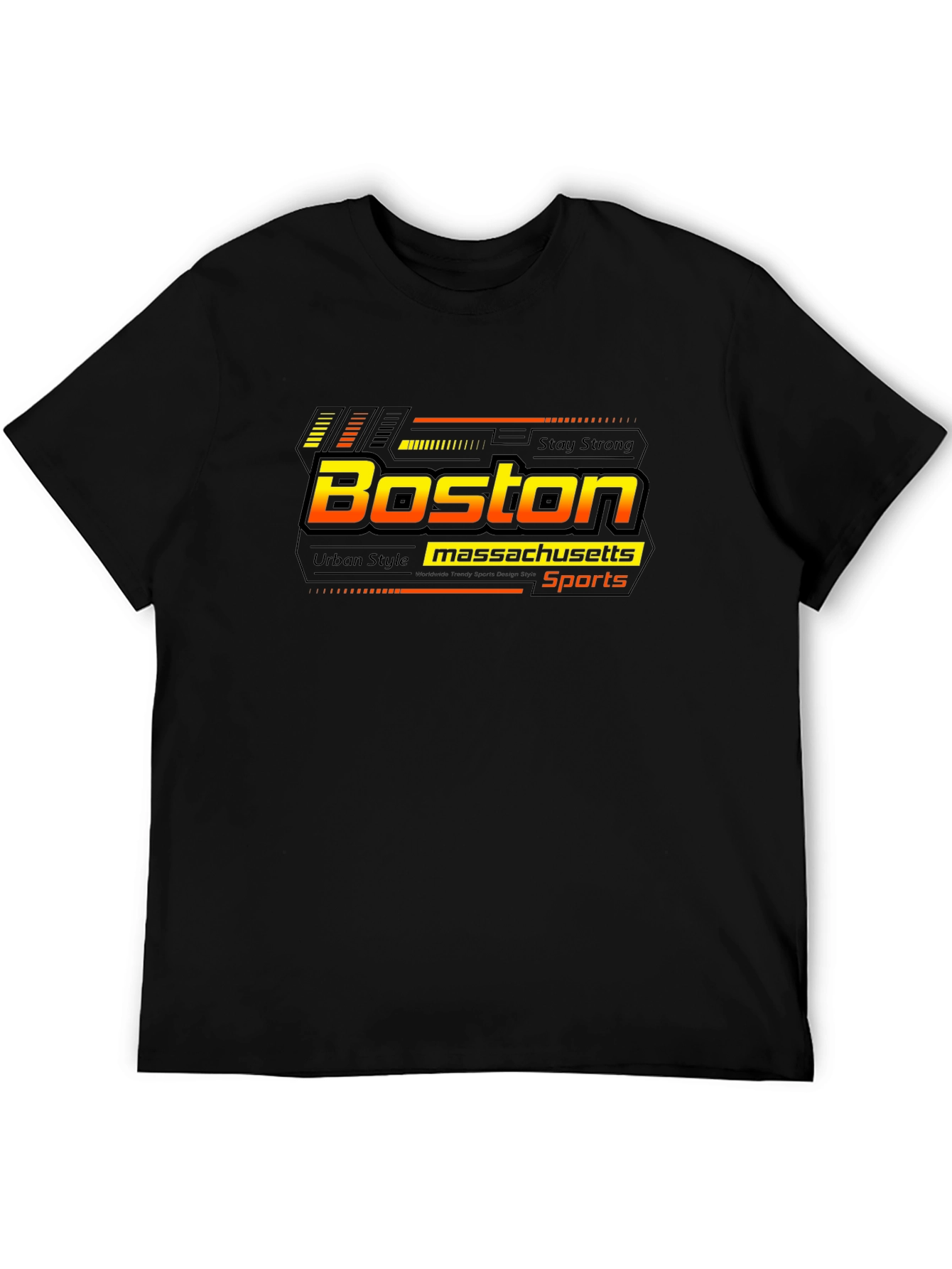Boston Massachusetts Sports Graphic T-Shirt