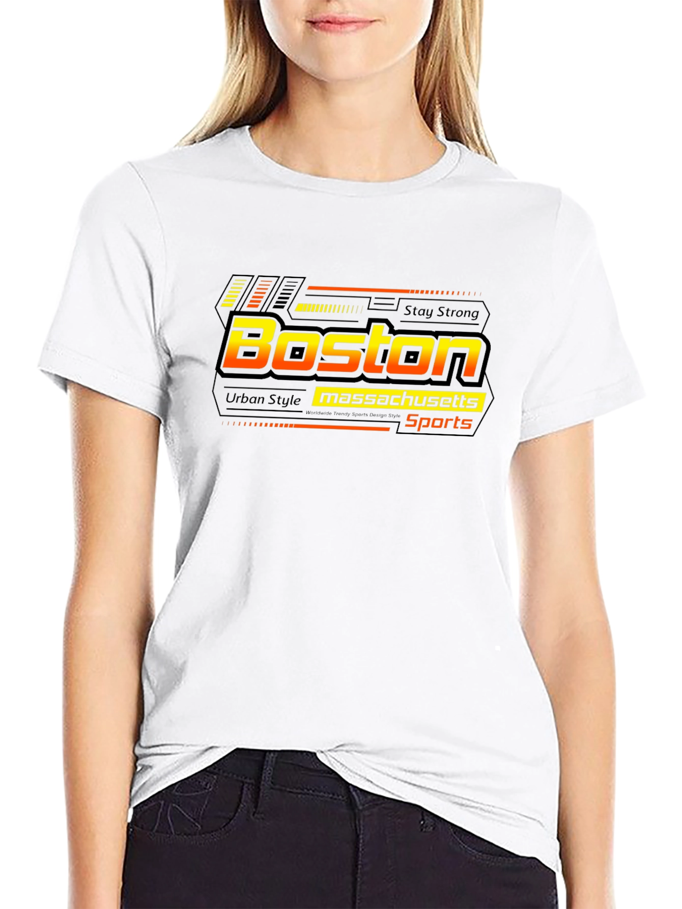 Boston Massachusetts Sports Graphic T-Shirt