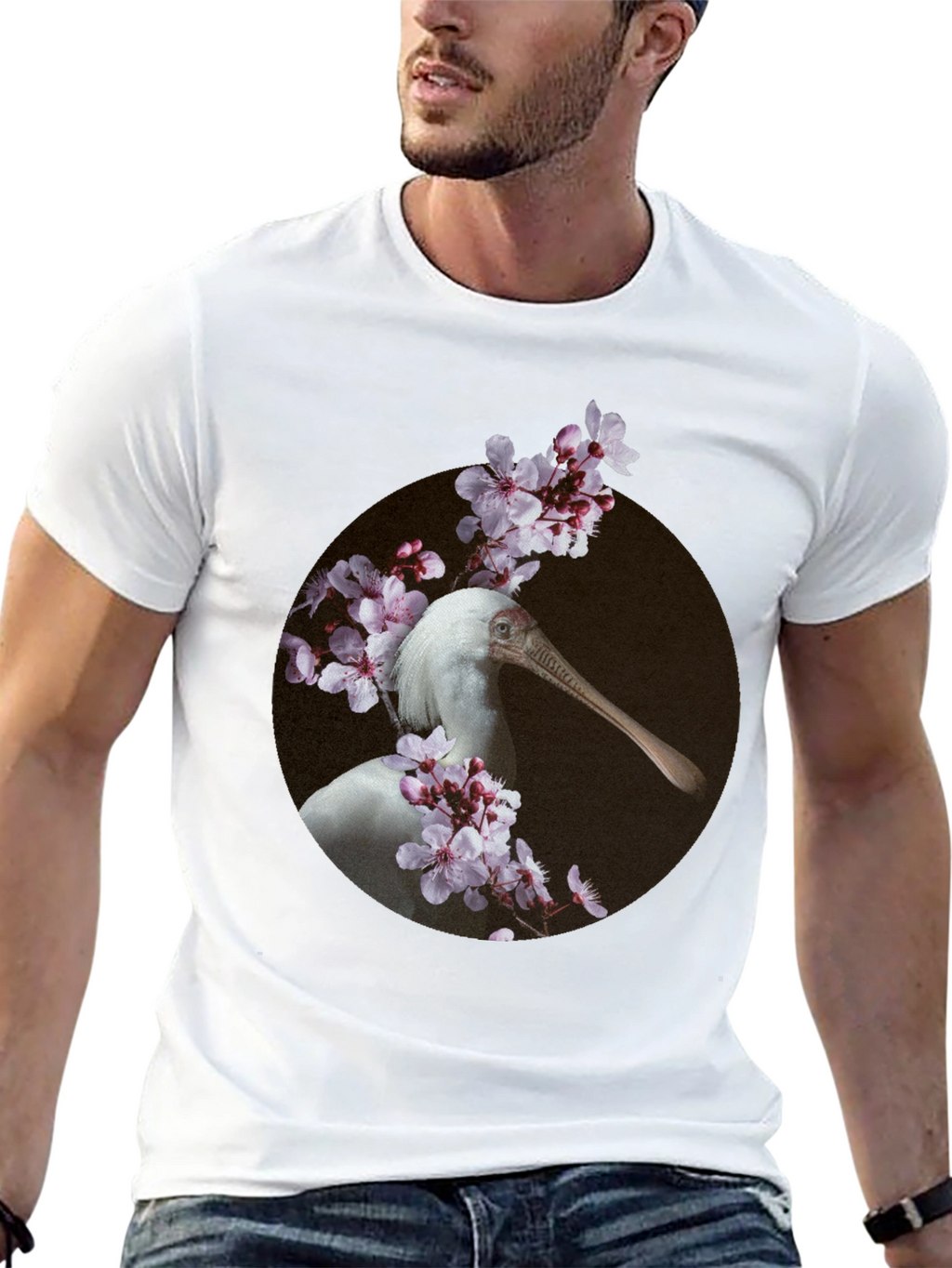 Bird and Blossom Graphic Tee
