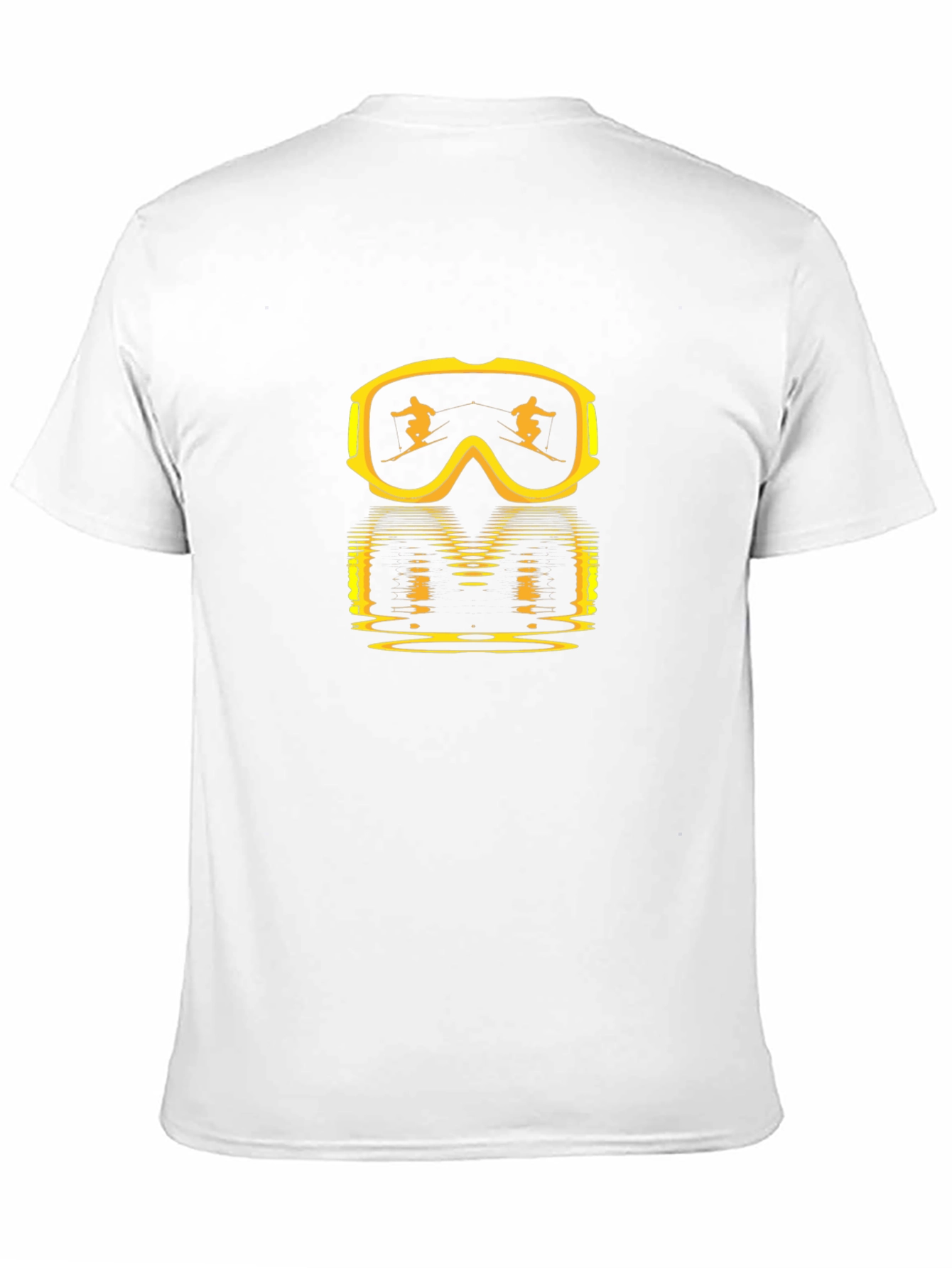 Ski Goggles Reflection Black T-Shirt