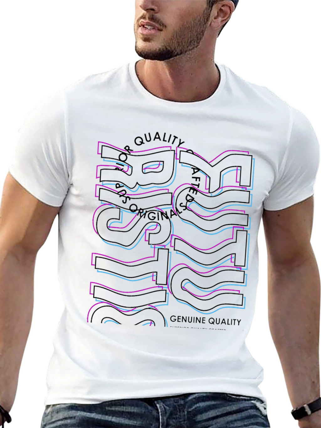 Trendy Graphic Tee - Risk Design