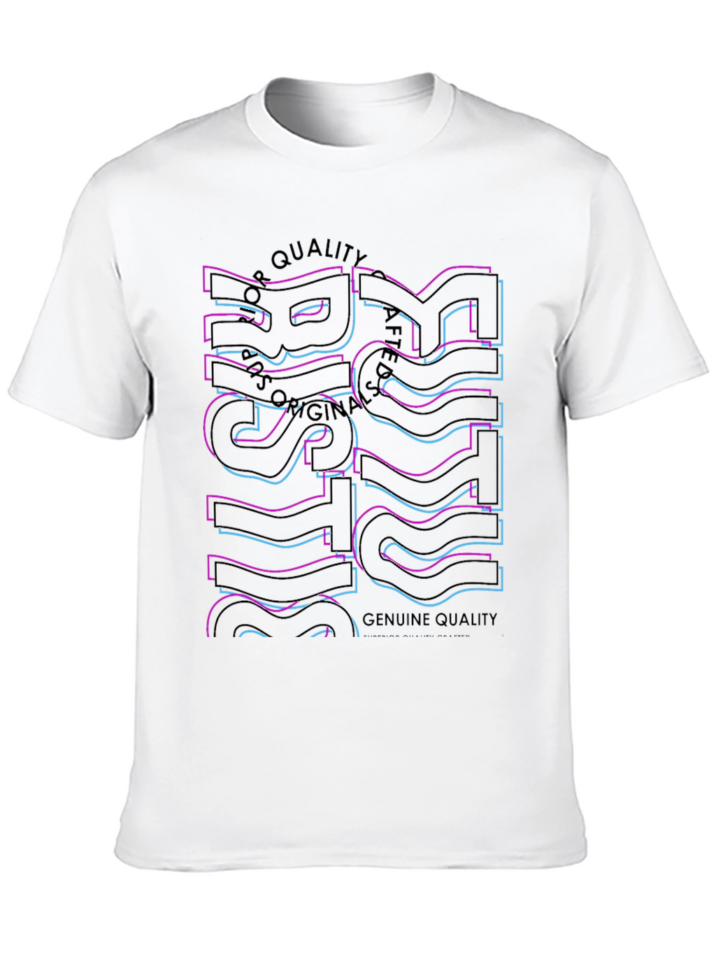 Trendy Graphic Tee - Risk Design