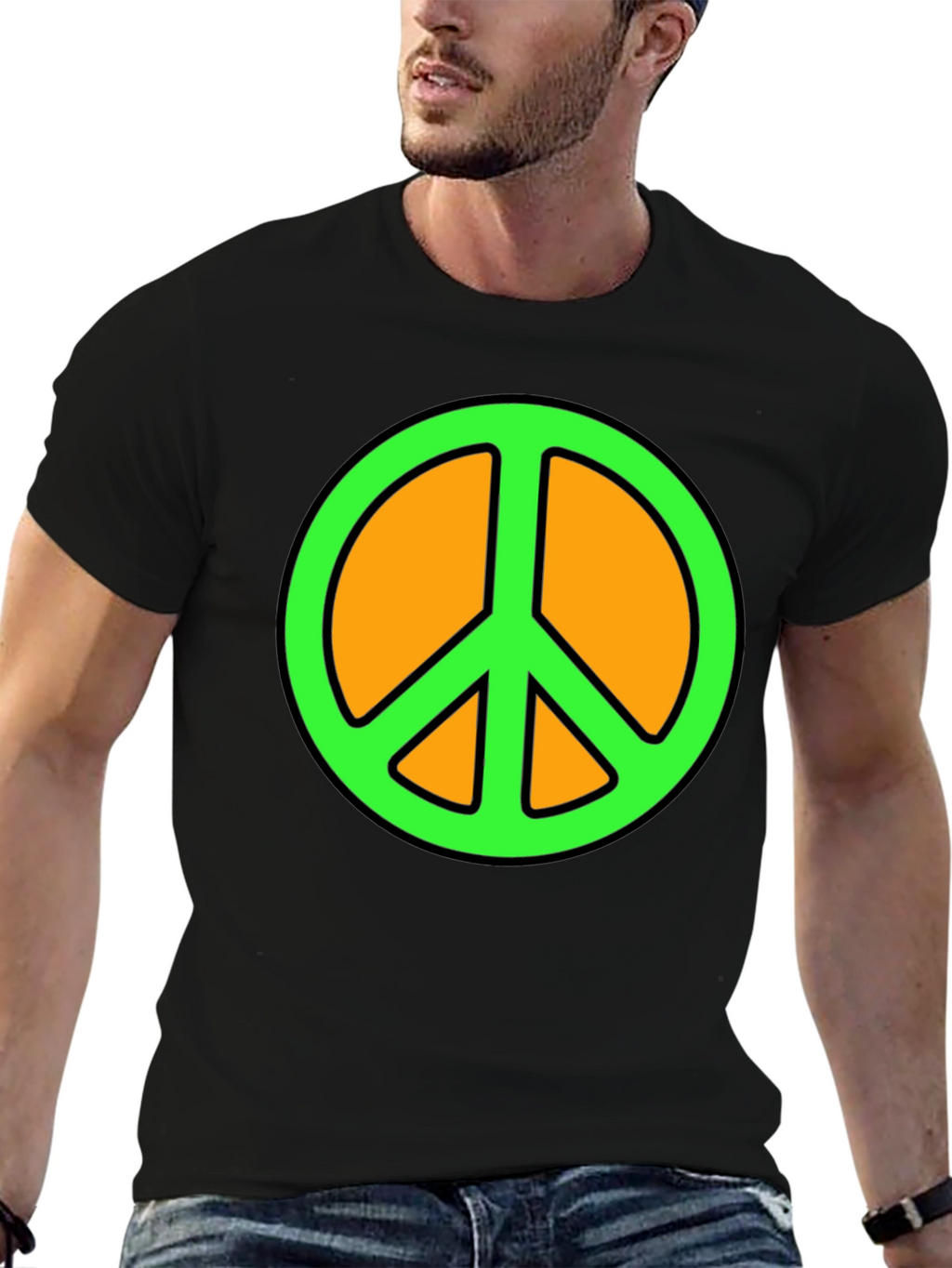 Peace Sign Graphic T-Shirt