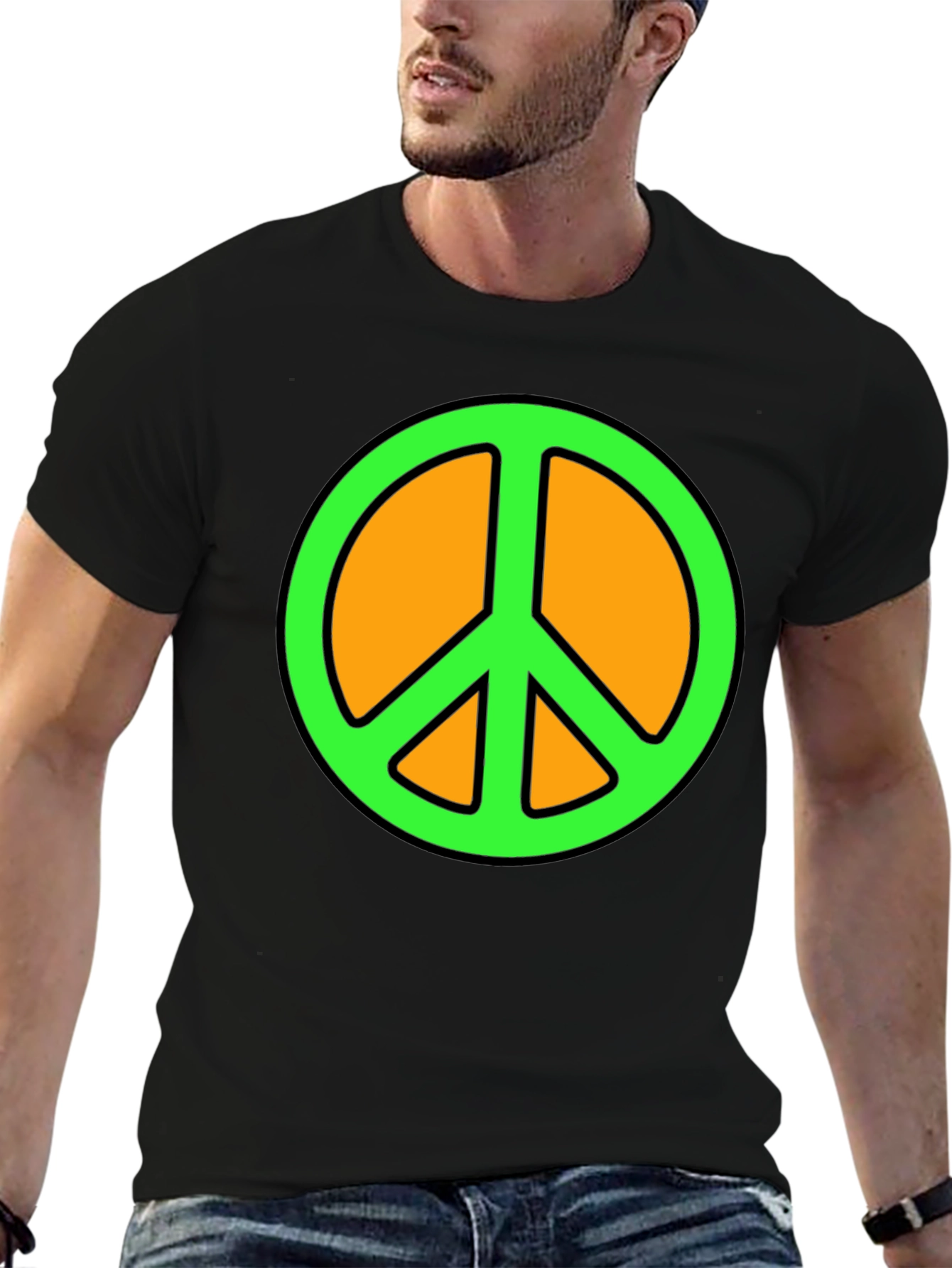 Peace Sign Graphic T-Shirt