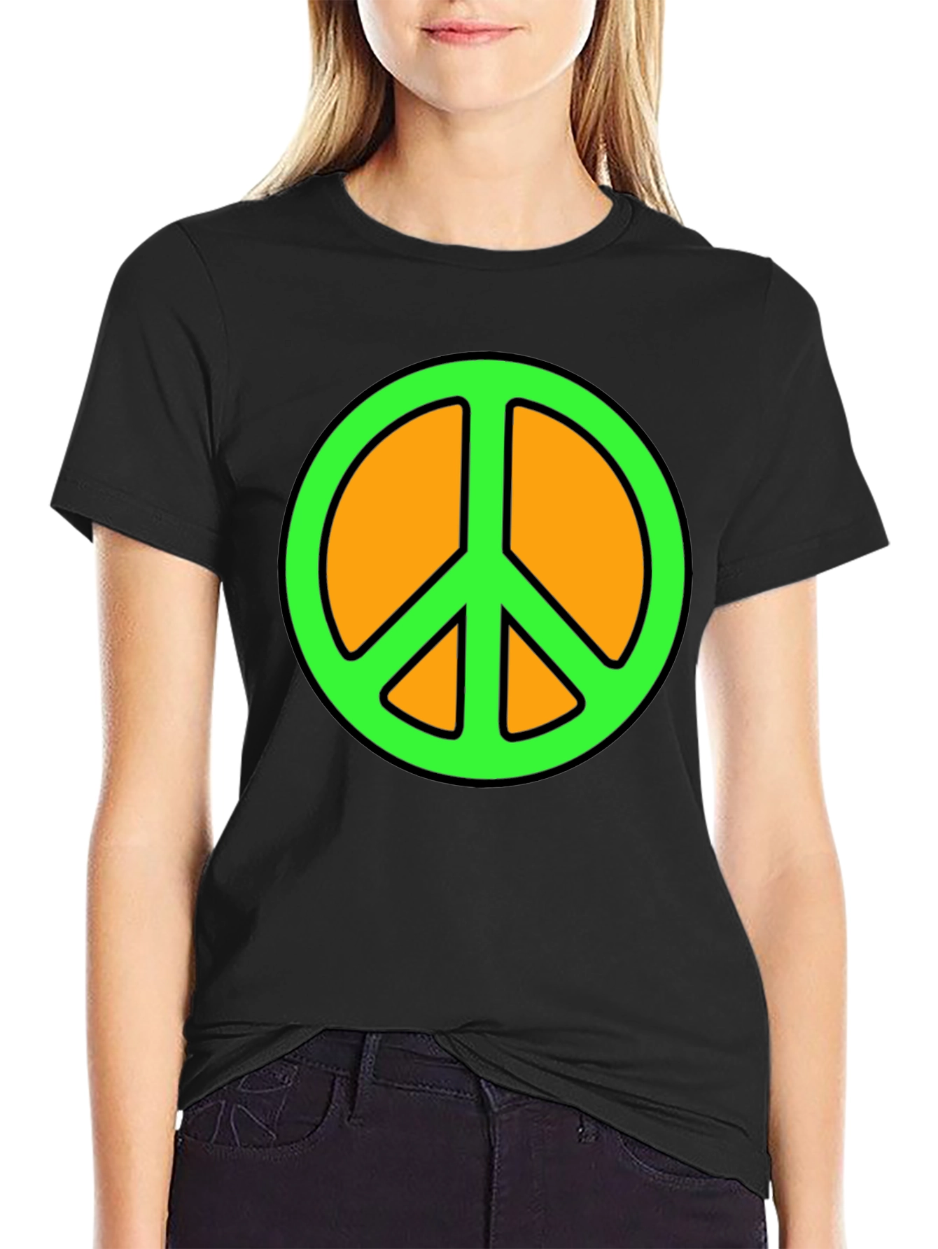Peace Sign Graphic T-Shirt