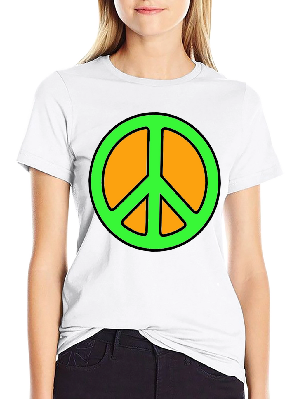 Peace Sign Graphic T-Shirt