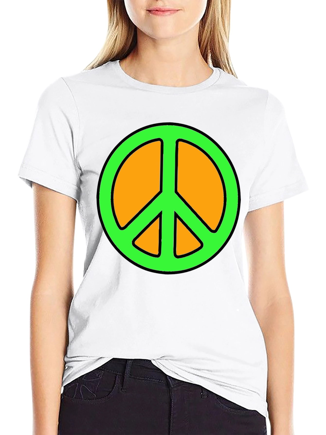 Peace Sign Graphic T-Shirt