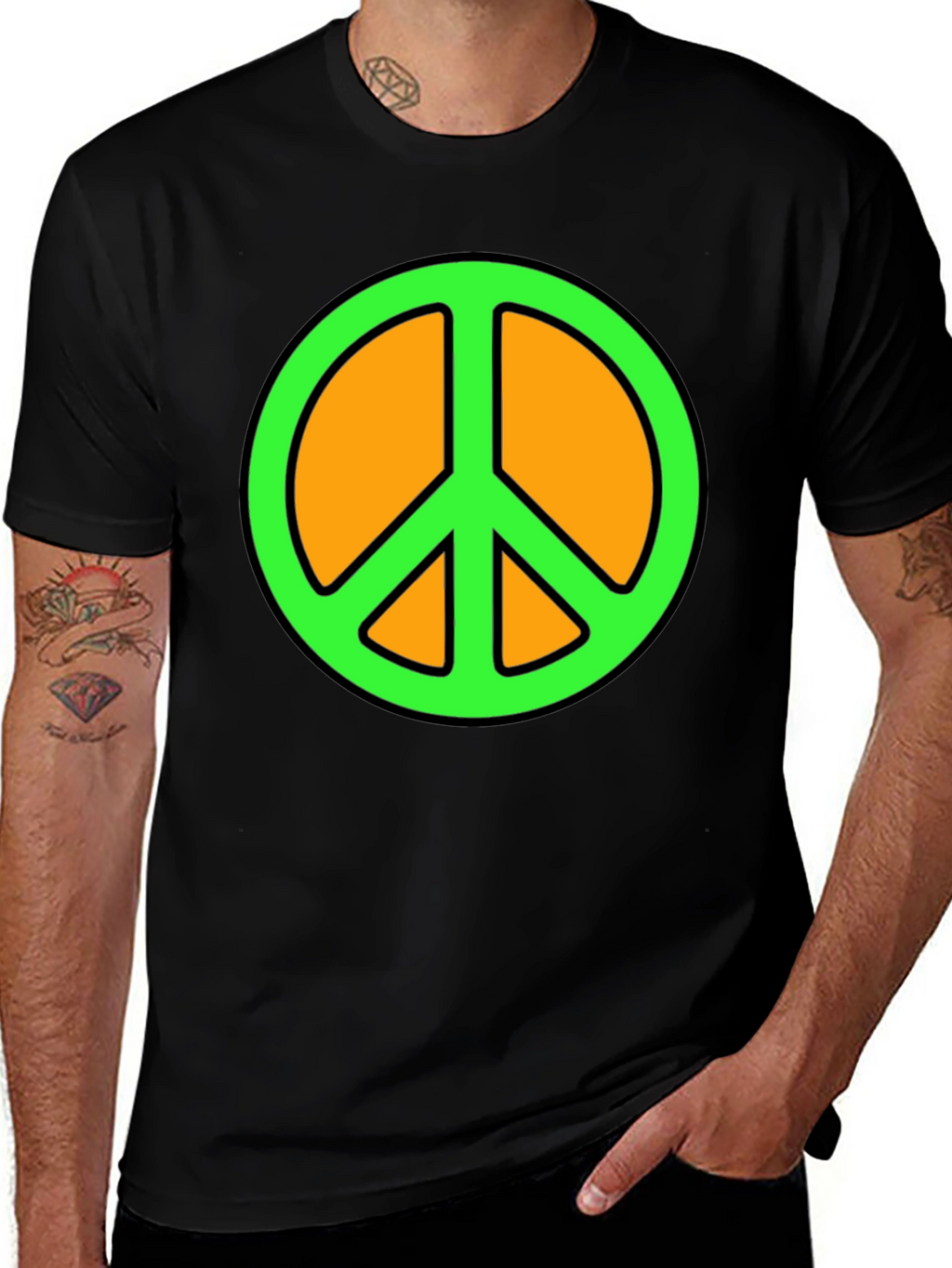 Peace Sign Graphic T-Shirt