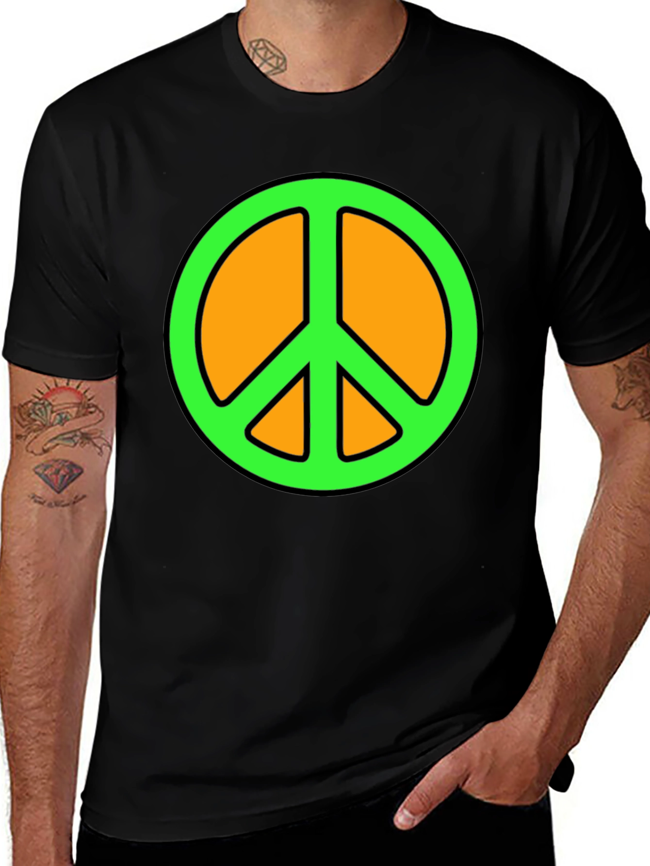 Peace Sign Graphic T-Shirt