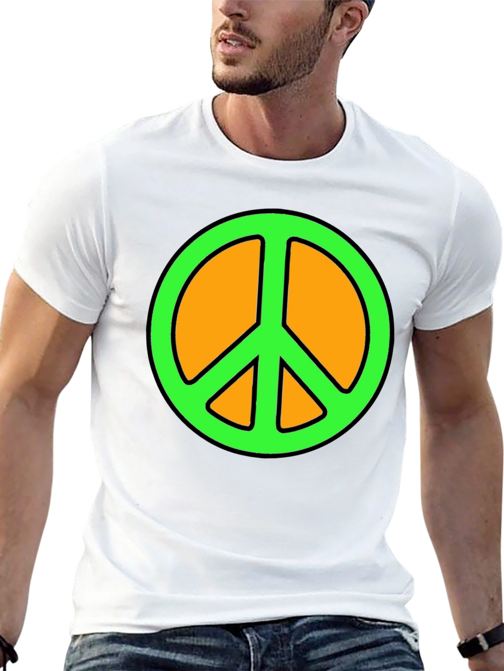 Peace Sign Graphic T-Shirt