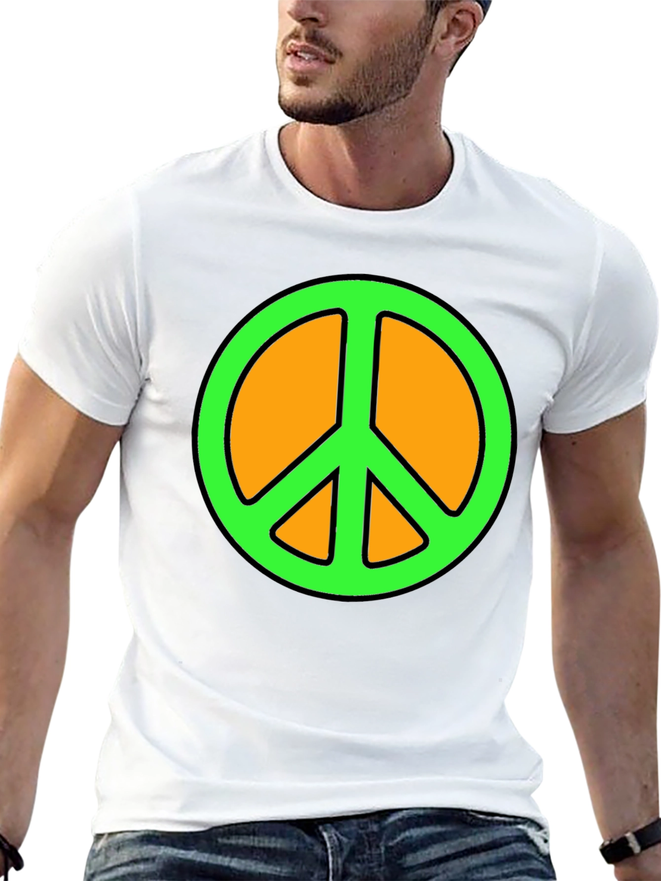 Peace Sign Graphic T-Shirt