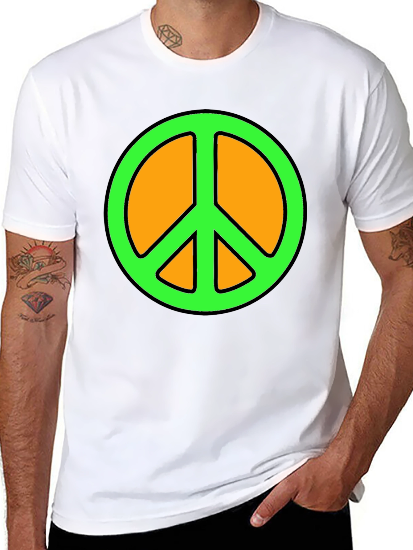 Peace Sign Graphic T-Shirt