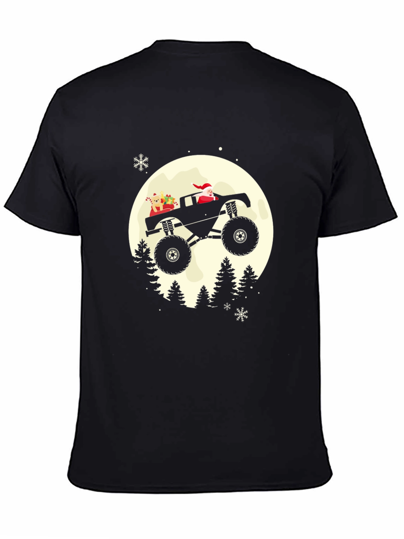 Santa Monster Truck T-Shirt - Holiday Cheer