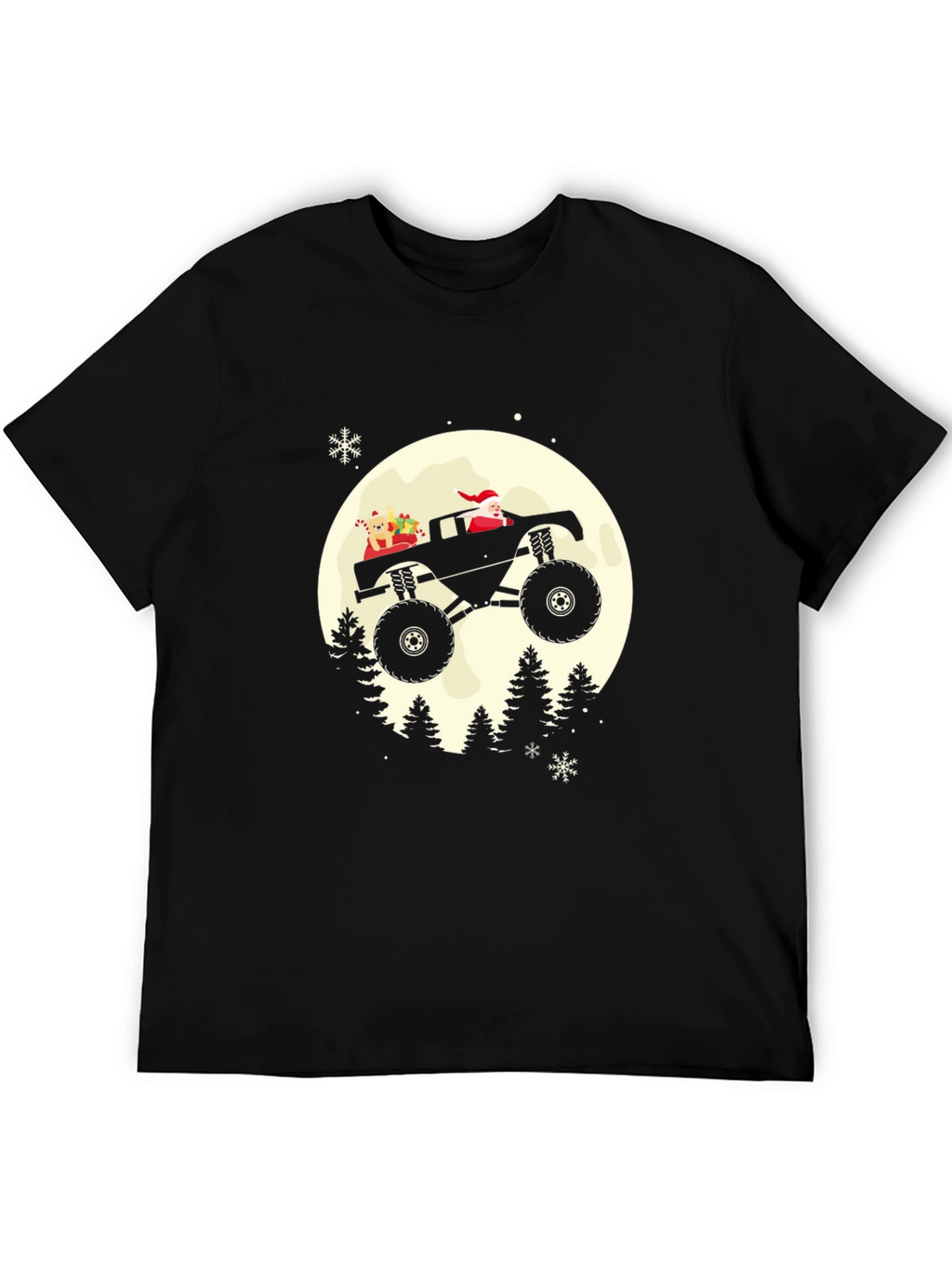 Santa Monster Truck T-Shirt - Holiday Cheer