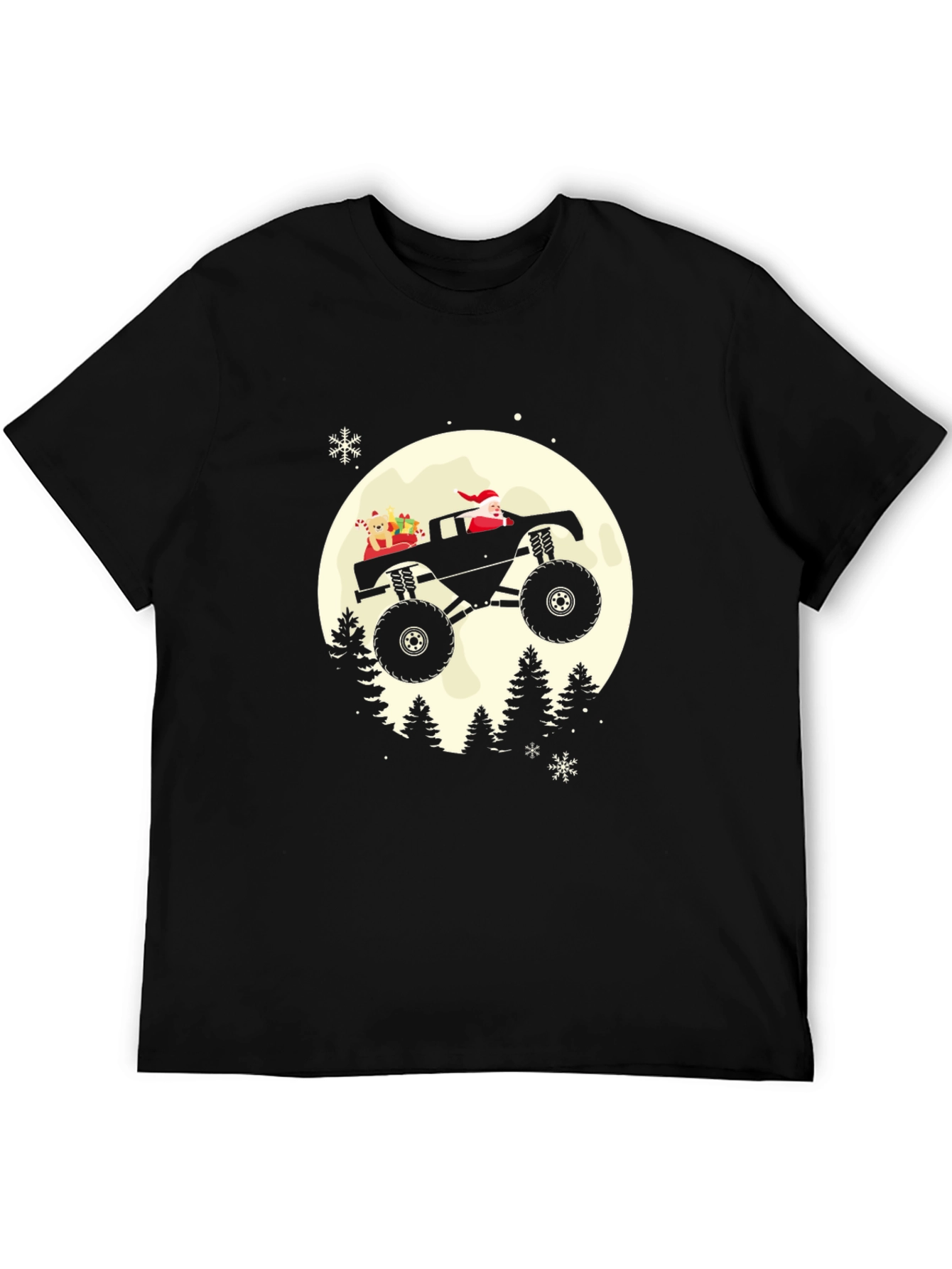 Santa Monster Truck T-Shirt - Holiday Cheer