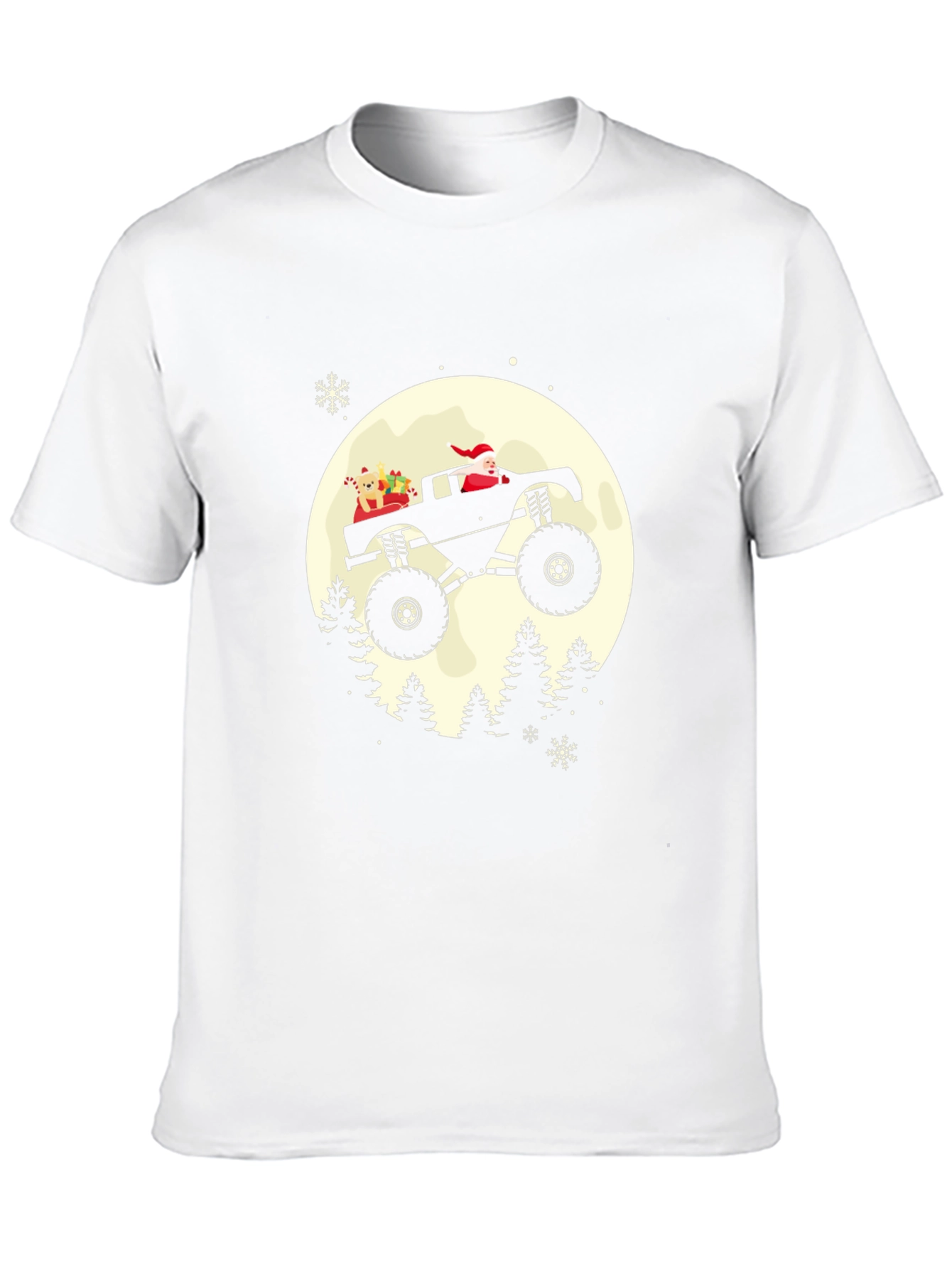 Santa Monster Truck T-Shirt - Holiday Cheer