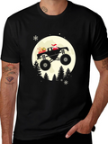 Santa Monster Truck T-Shirt - Holiday Cheer