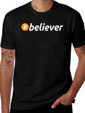 Bitcoin Believer T-Shirt - Crypto Enthusiast Tee