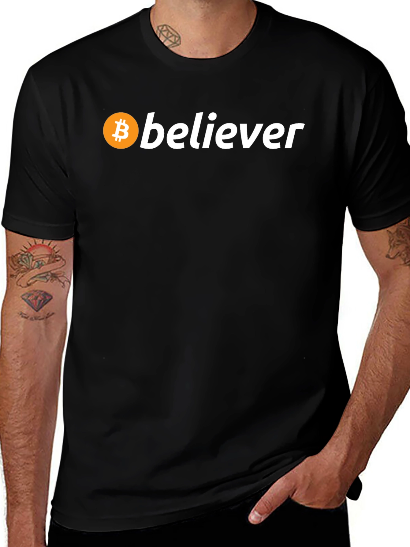 Bitcoin Believer T-Shirt - Crypto Enthusiast Tee