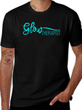 Glow Therapist Graphic Tee - Black
