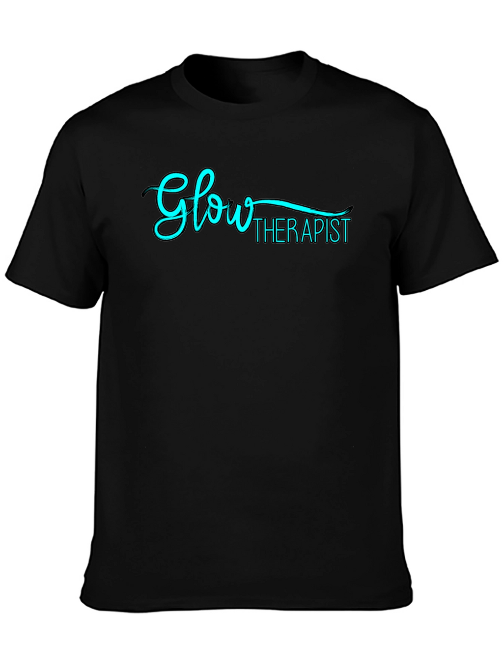Glow Therapist Graphic Tee - Black