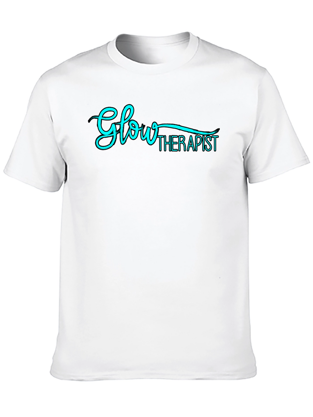 Glow Therapist Graphic Tee - Black