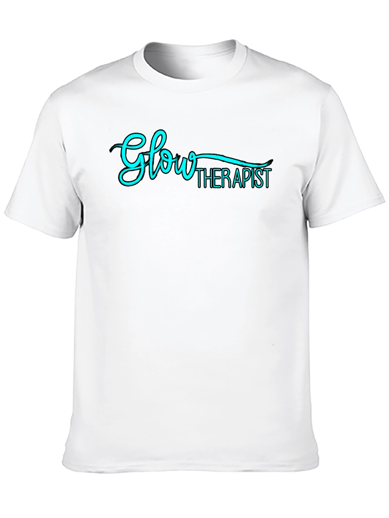 Glow Therapist Graphic Tee - Black