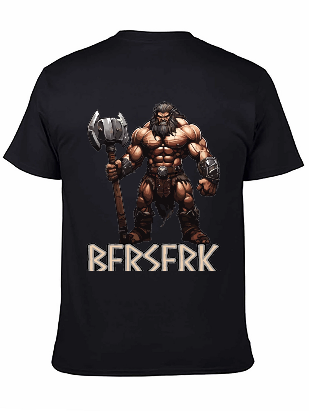 Berserker Graphic Tee - Viking Warrior T-Shirt