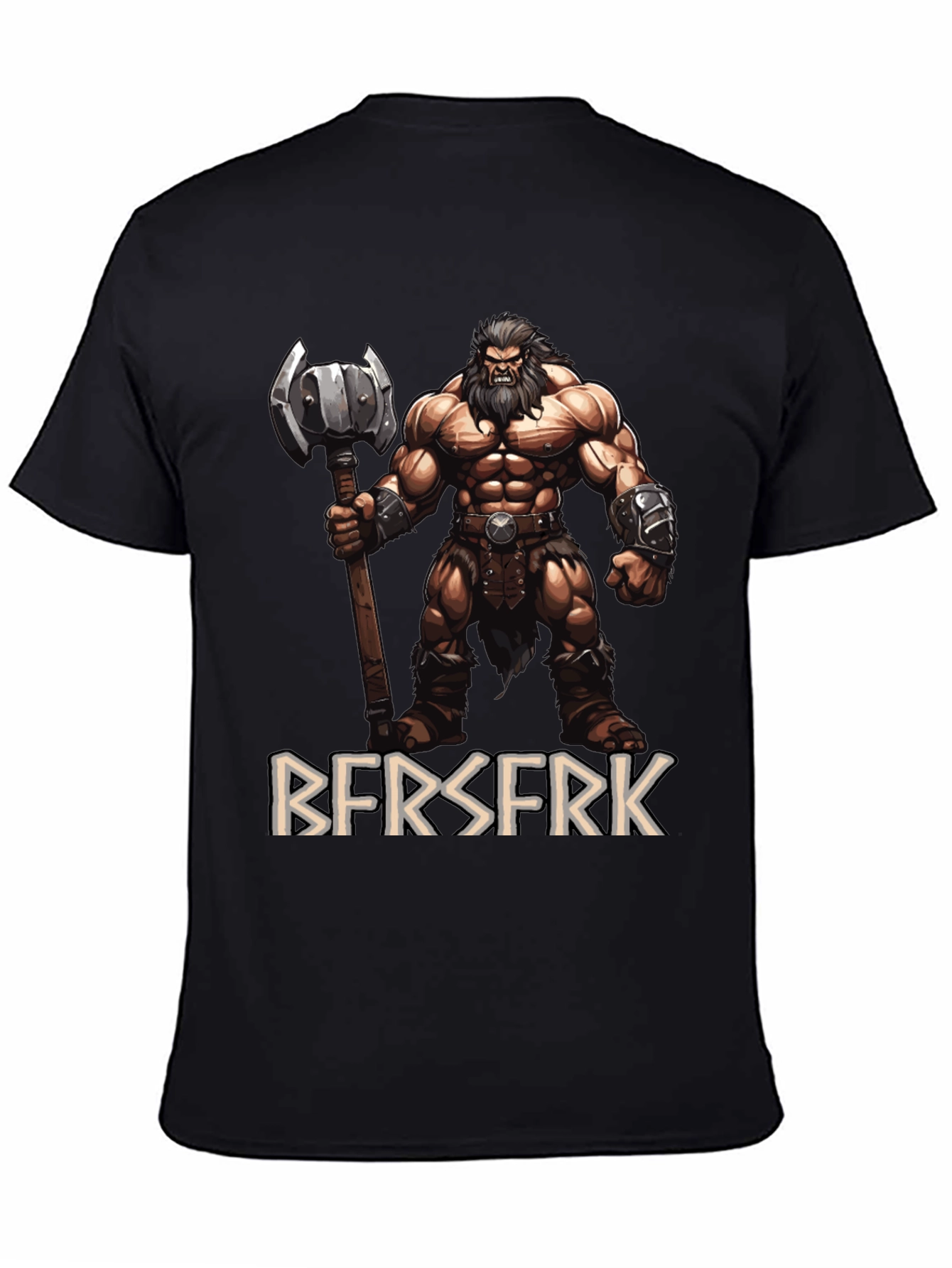 Berserker Graphic Tee - Viking Warrior T-Shirt