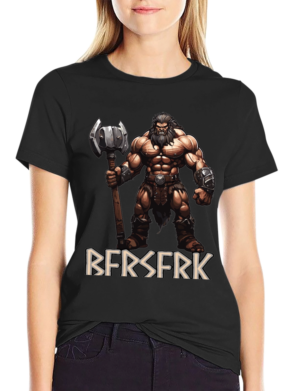 Berserker Graphic Tee - Viking Warrior T-Shirt