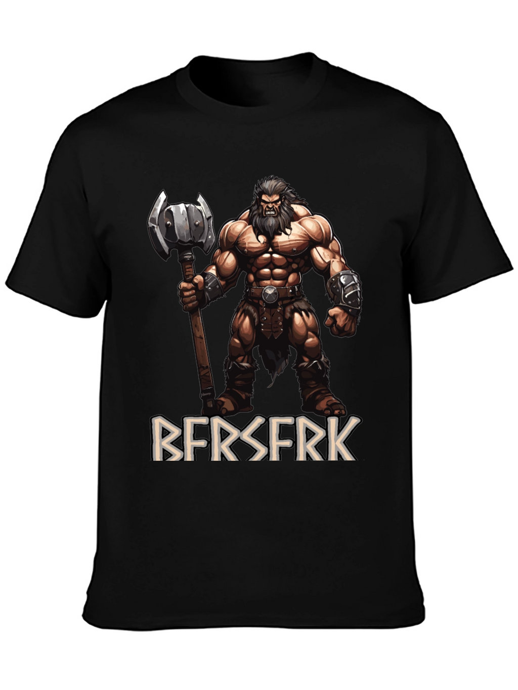Berserker Graphic Tee - Viking Warrior T-Shirt