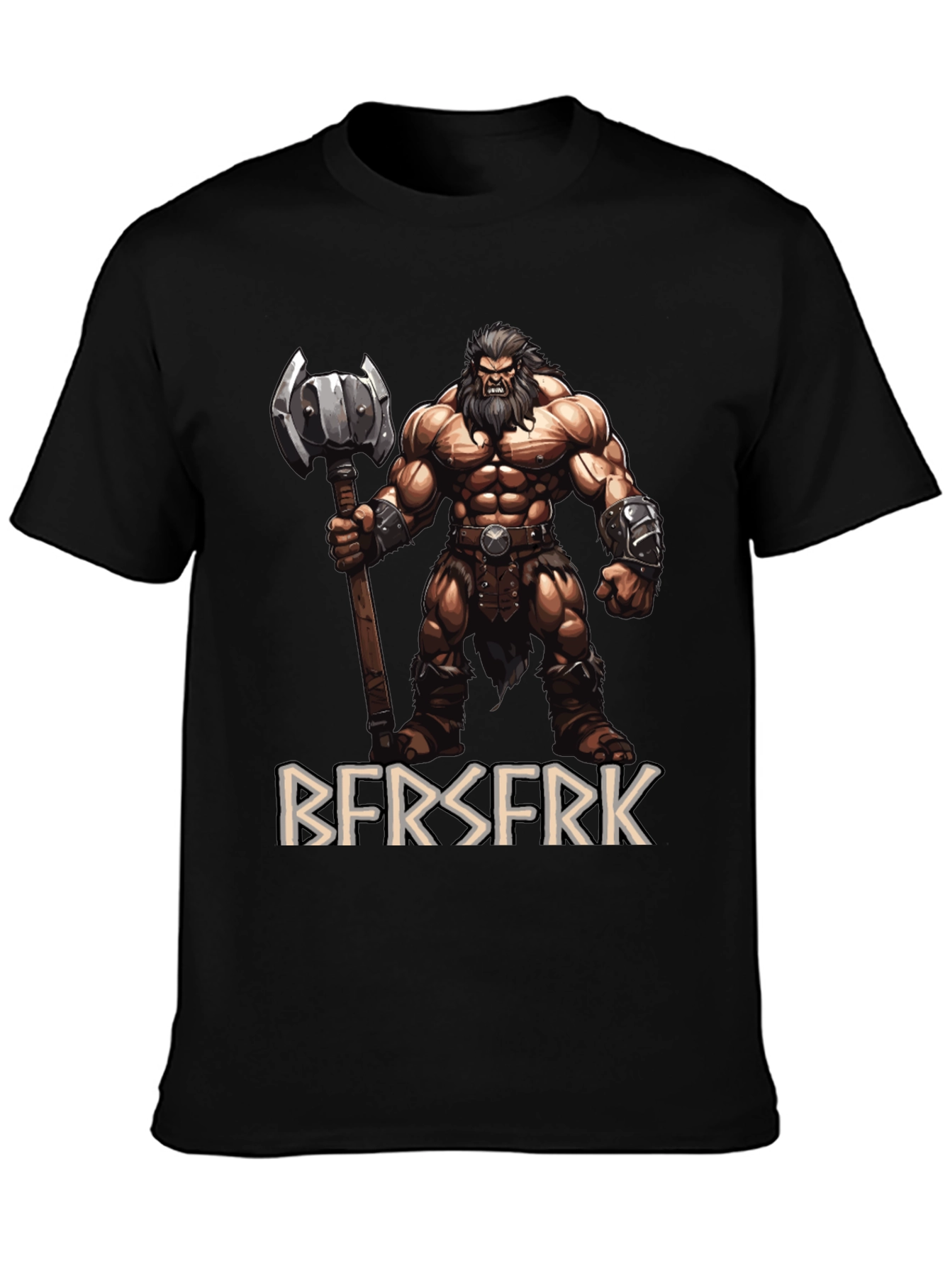 Berserker Graphic Tee - Viking Warrior T-Shirt