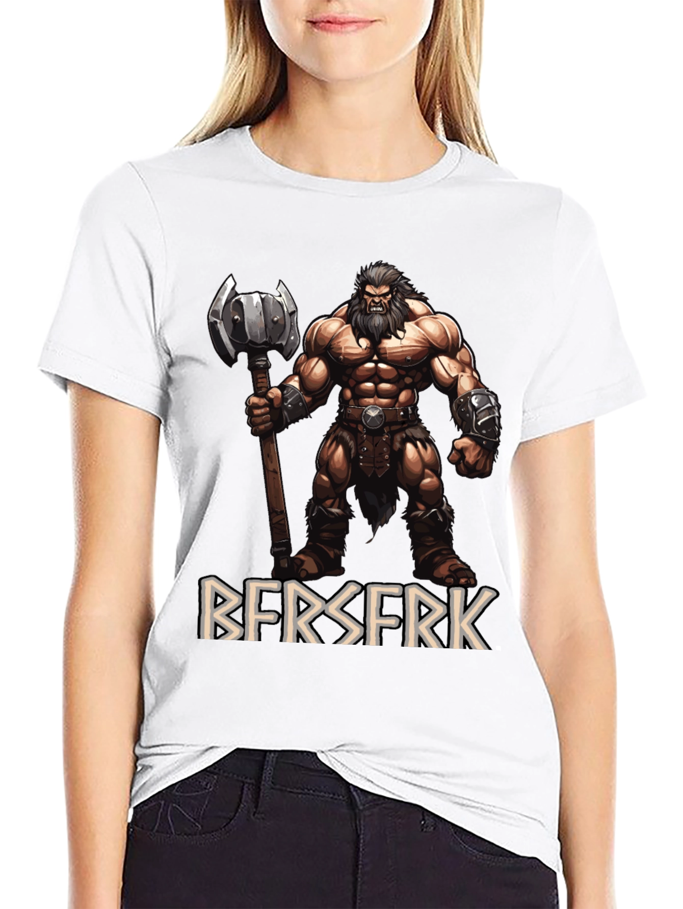 Berserker Graphic Tee - Viking Warrior T-Shirt