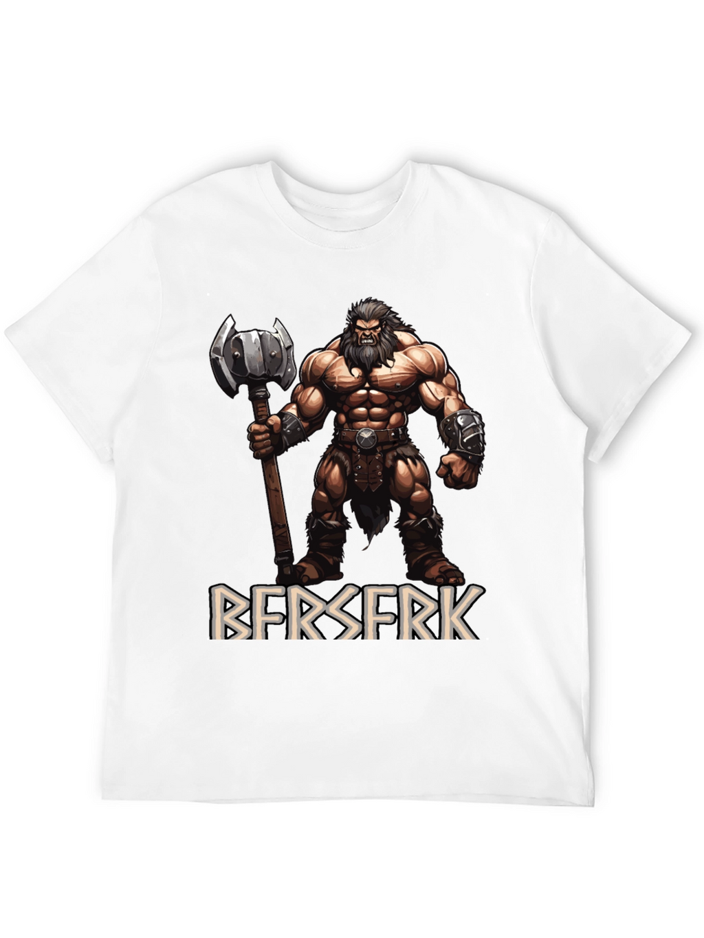 Berserker Graphic Tee - Viking Warrior T-Shirt