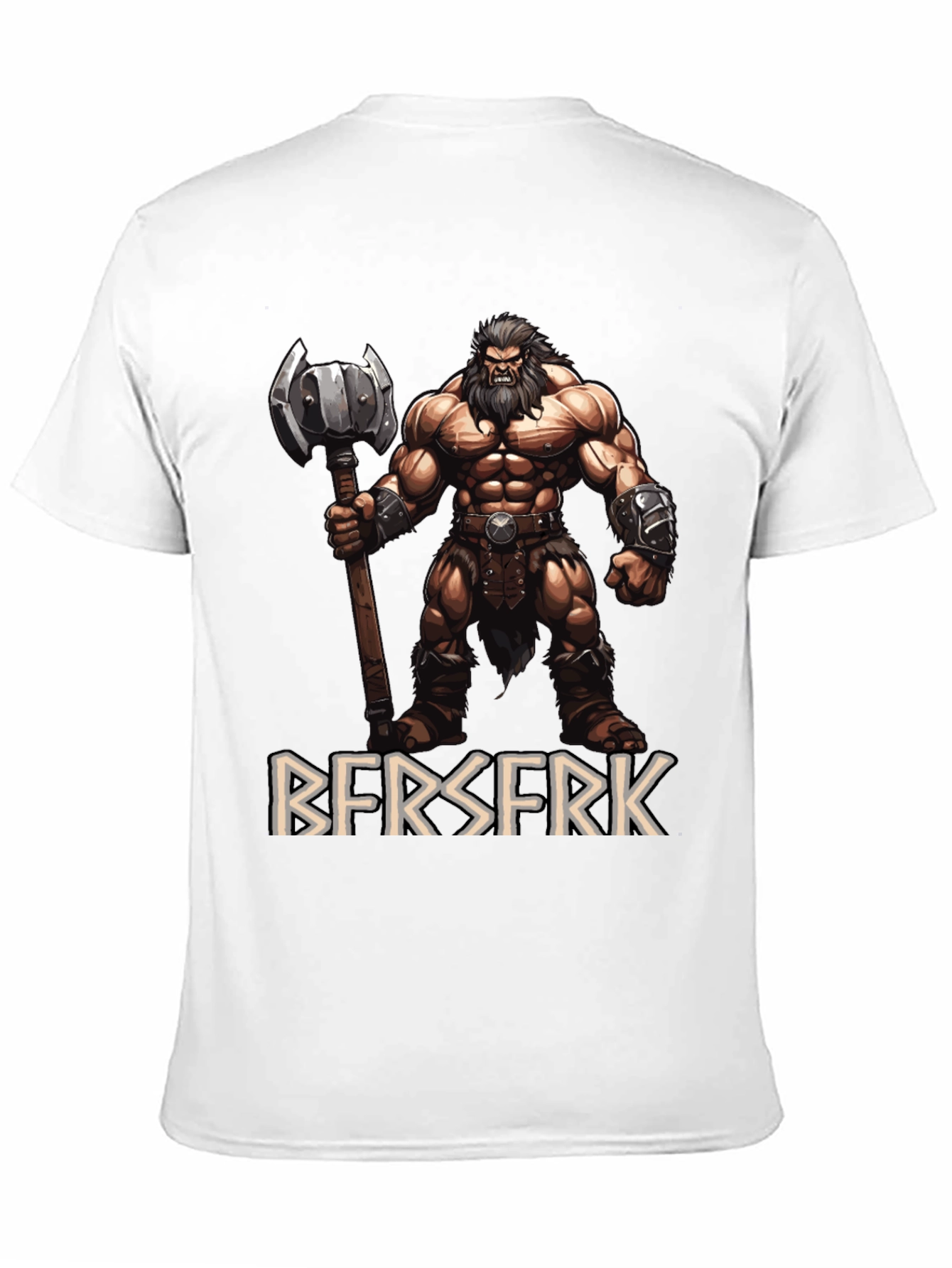 Berserker Graphic Tee - Viking Warrior T-Shirt