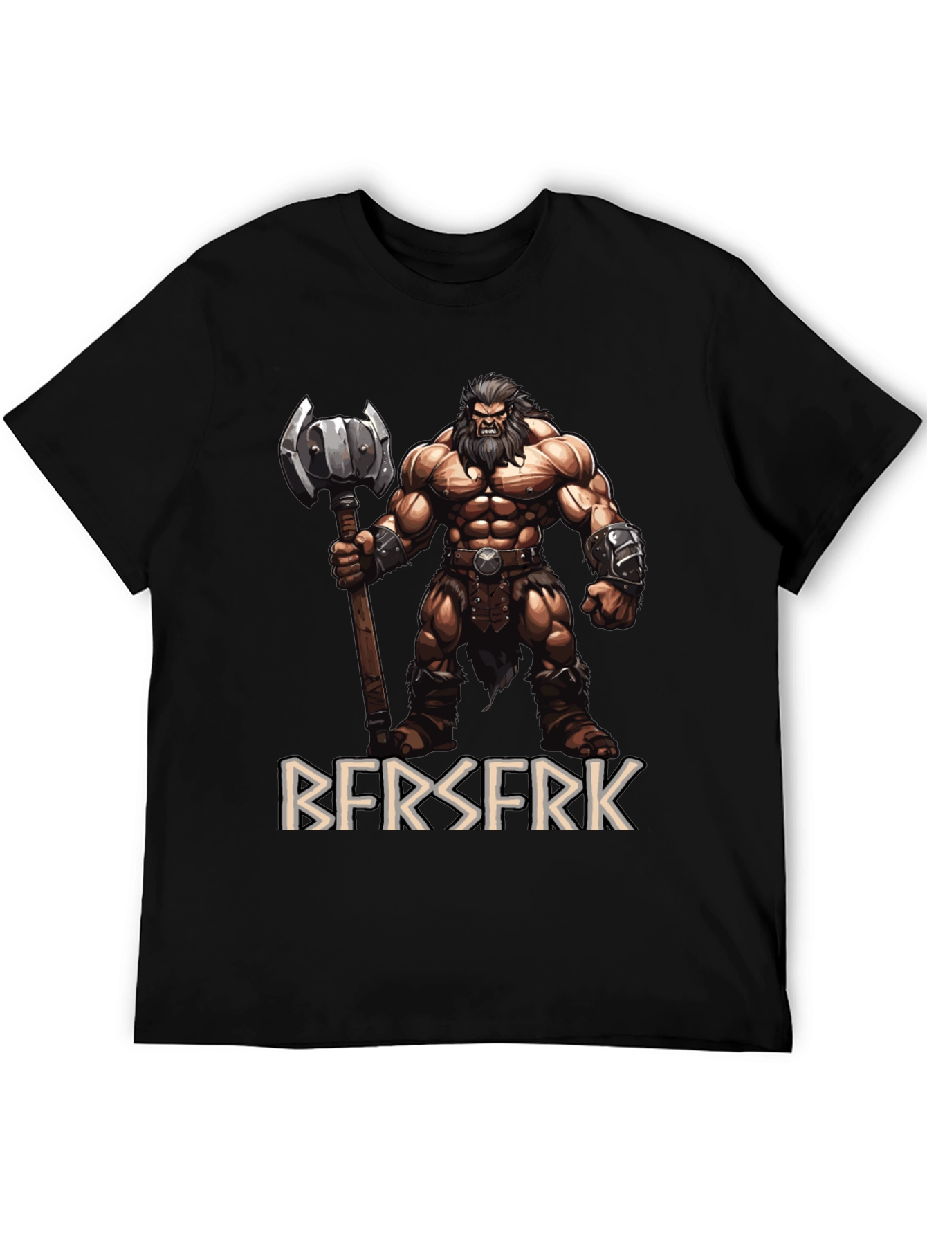 Berserker Graphic Tee - Viking Warrior T-Shirt