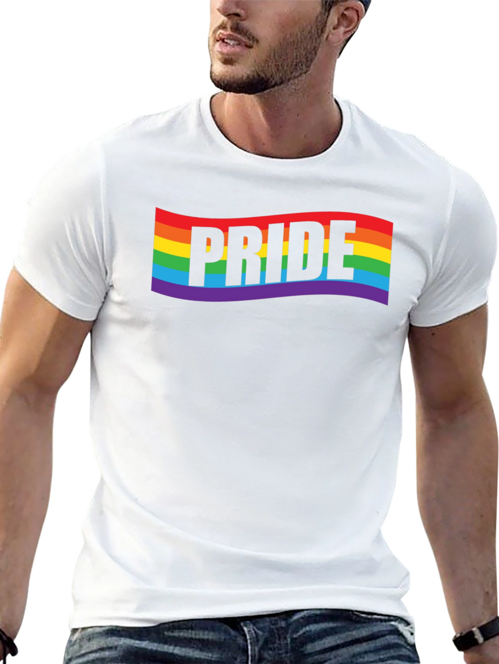 Pride Rainbow T-Shirt - LGBTQ+ Equality Love Wins